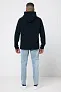  Iqoniq Trivor recycled polyester microfleece hoodie, storm grey - iqoniq