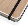  Treeline A5 deluxe notes s drvenim koricama i metalnim okvirom - XD Collection