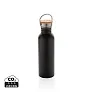  Modern stainless steel bottle with bamboo lid - XD Collection