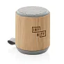  Bamboo and fabric 3W wireless speaker - XD Collection