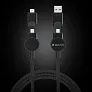  Oakland RCS recycled plastic 6-in-1 fast charging 45W cable - Urban Vitamin