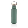  Modern stainless steel bottle with bamboo lid - XD Collection
