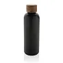  Wood RCS certified recycled stainless steel vacuum bottle - XD Collection