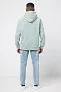  Iqoniq Trivor recycled polyester microfleece hoodie, storm grey - iqoniq