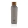  Wood RCS certified recycled stainless steel vacuum bottle - XD Collection