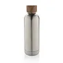  Wood RCS certified recycled stainless steel vacuum bottle - XD Collection