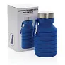  Leakproof collapsible silicon bottle with lid - XD Collection