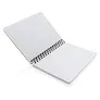  A5 Kraft spiral notebook with sticky notes - XD Collection