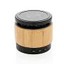  Bamboo wireless charger speaker - XD Collection