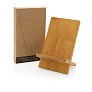  FSC® stalak za mobitel od bambusa u FSC® natron kutiji - XD Collection