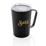  RCS Recycled stainless steel modern vacuum mug with lid, 420 ml - XD Collection