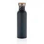  Modern stainless steel bottle with bamboo lid - XD Collection