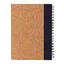  Cork spiral notebook with pen - XD Collection