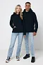  Iqoniq Trivor recycled polyester microfleece hoodie, storm grey - iqoniq