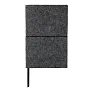  A5 notes s mekanim koricama od GRS certificiranog recikliranog filca - XD Collection