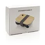  Glass lunchbox with bamboo lid - XD Collection