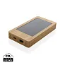  Sunwick 10.000 mah Bamboo solar powerbank - XD Collection