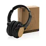  RCS and FSC® bamboo Elite Foldable wireless headphone - XD Collection