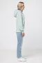 Iqoniq Trivor recycled polyester microfleece hoodie, storm grey - iqoniq