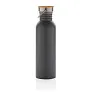  Modern stainless steel bottle with bamboo lid - XD Collection