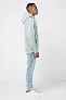  Iqoniq Trivor recycled polyester microfleece hoodie, storm grey - iqoniq