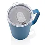  RCS Recycled stainless steel modern vacuum mug with lid, 420 ml - XD Collection