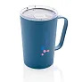  RCS Recycled stainless steel modern vacuum mug with lid, 420 ml - XD Collection