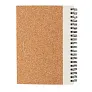  Cork spiral notebook with pen - XD Collection