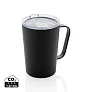  RCS Recycled stainless steel modern vacuum mug with lid, 420 ml - XD Collection