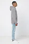  Iqoniq Trivor recycled polyester microfleece hoodie, storm grey - iqoniq