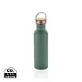  Modern stainless steel bottle with bamboo lid - XD Collection
