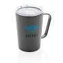  RCS Recycled stainless steel modern vacuum mug with lid, 420 ml - XD Collection