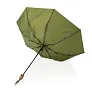  21" Impact AWARE™ RPET bamboo auto open/close umbrella - XD Collection