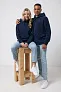  Iqoniq Trivor recycled polyester microfleece hoodie, storm grey - iqoniq