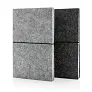  A5 notes s mekanim koricama od GRS certificiranog recikliranog filca - XD Collection