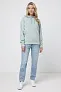  Iqoniq Trivor recycled polyester microfleece hoodie, storm grey - iqoniq