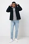 Iqoniq Trivor recycled polyester microfleece hoodie, storm grey - iqoniq
