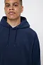  Iqoniq Trivor recycled polyester microfleece hoodie, storm grey - iqoniq