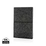  A5 notes s mekanim koricama od GRS certificiranog recikliranog filca - XD Collection