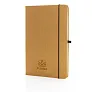  A5 notes s tvrdom koricom od reciklirane kože - XD Collection
