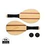  Wooden frescobol tennis set - XD Collection