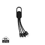  4-in-1 cable with carabiner clip - XD Collection