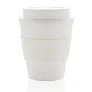  Reusable Coffee cup with screw lid 350ml - XD Collection