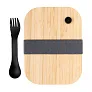  Glass lunchbox with bamboo lid - XD Collection