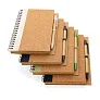  Cork spiral notebook with pen - XD Collection