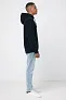  Iqoniq Trivor recycled polyester microfleece hoodie, storm grey - iqoniq