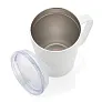 RCS Recycled stainless steel modern vacuum mug with lid, 420 ml - XD Collection