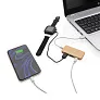  USB hub od bambusa - C - XD Collection