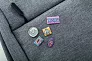 Read metal badge