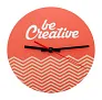 BeTime Wood D personalizirani zidni sat
